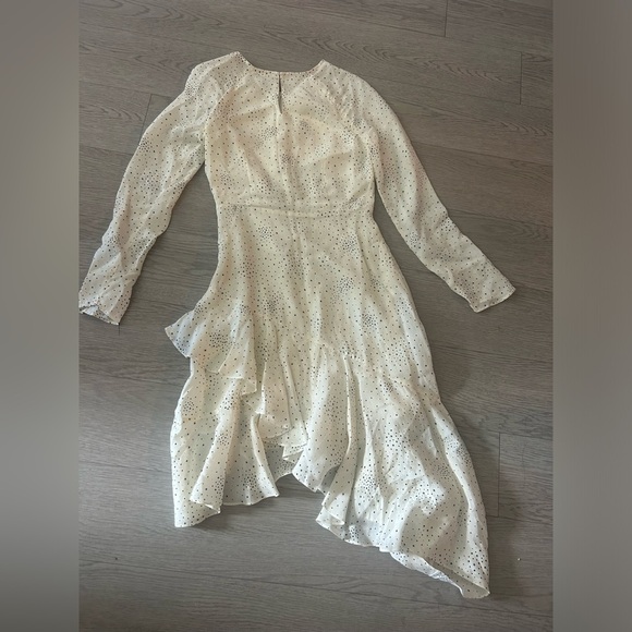 Maje Reto Asymmetrical Long Sleeved Dress Size 36/US4 galaxies of stars - Picture 7 of 7